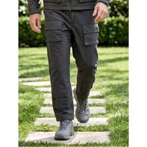 NWT Club Paradise Culture Kings Men’s Windbreaker Black Cargo Pants - Size L